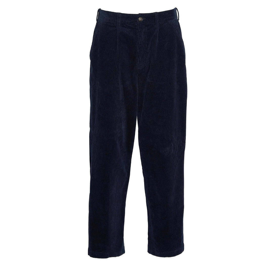 Barbour Stretch Cord Relaxed Fit Trouser Dark Navy - Parasol Store