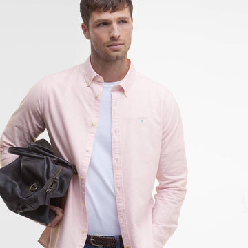 Barbour Striped Oxtown Tailored L/S Shirt Pink