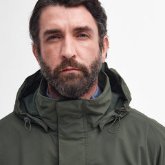 Barbour Swinton Waterproof Jacket Olive - Parasol Store