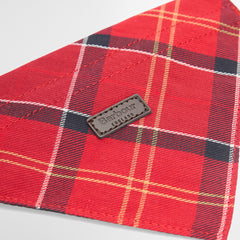 Barbour Tartan Dog Bandana Cardinal Tartan