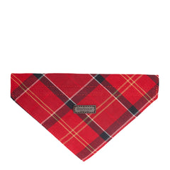 Barbour Tartan Dog Bandana Cardinal Tartan