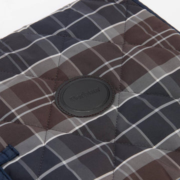 Barbour Tartan Dog Coat Midnight Oak - Parasol Store