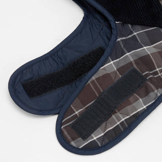 Barbour Tartan Dog Coat Midnight Oak - Parasol Store
