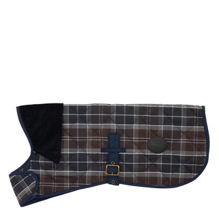 Barbour Tartan Dog Coat Midnight Oak - Parasol Store