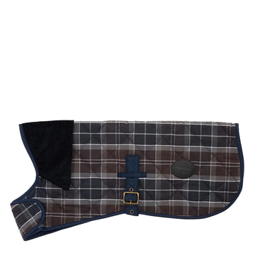 Barbour Tartan Dog Coat Midnight Oak - Parasol Store