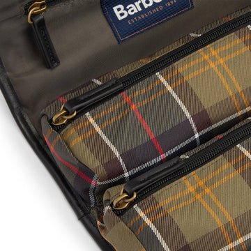 Barbour Tartan Hanging Washbag Classic/Beacon - Parasol Store