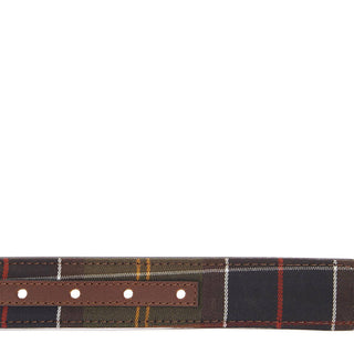 Barbour Tartan Reversible Leather Belt Classic Tartan - Parasol Store