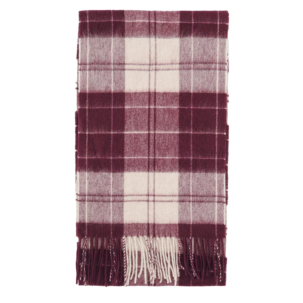 Barbour Tartan Scarf Cabernet - Parasol Store