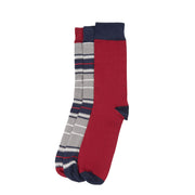 Barbour Tartan Socks Gift Box Blue Granite - Parasol Store