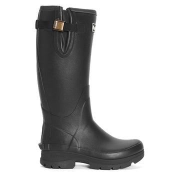 Barbour Tempest Tall Wellingtons Black - Parasol Store