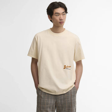 Barbour Terrain Oversized Graphic T-Shirt Neutral