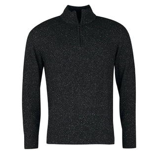 Barbour Tisbury Half Zip Sweater Black