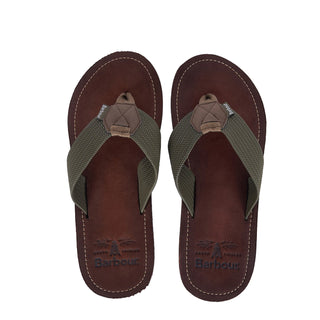 Barbour Toeman Beach Sandal Olive - Parasol Store