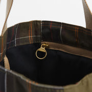 Barbour Transport Patchwork Tote Bag Dusky Green - Parasol Store