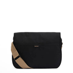 Barbour Transport Riever Crossbody Bag Black/Modern Tartan - Parasol Store
