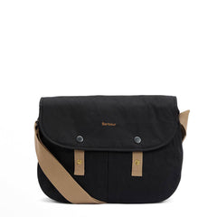 Barbour Transport Riever Crossbody Bag Black/Modern Tartan - Parasol Store