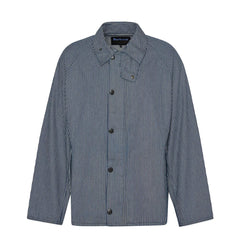 Barbour Transport Stripe Casual Jacket Indigo Stripe - Parasol Store