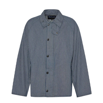 Barbour Transport Stripe Casual Jacket Indigo Stripe