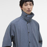 Barbour Transport Stripe Casual Jacket Indigo Stripe - Parasol Store