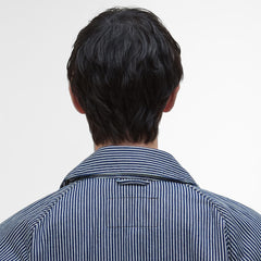 Barbour Transport Stripe Casual Jacket Indigo Stripe - Parasol Store