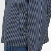 Barbour Transport Stripe Casual Jacket Indigo Stripe - Parasol Store