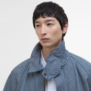 Barbour Transport Stripe Casual Jacket Indigo Stripe - Parasol Store