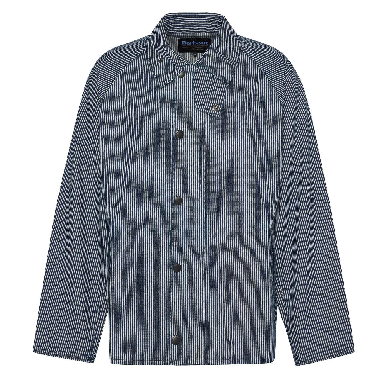Barbour Transport Stripe Casual Jacket Indigo Stripe - Parasol Store