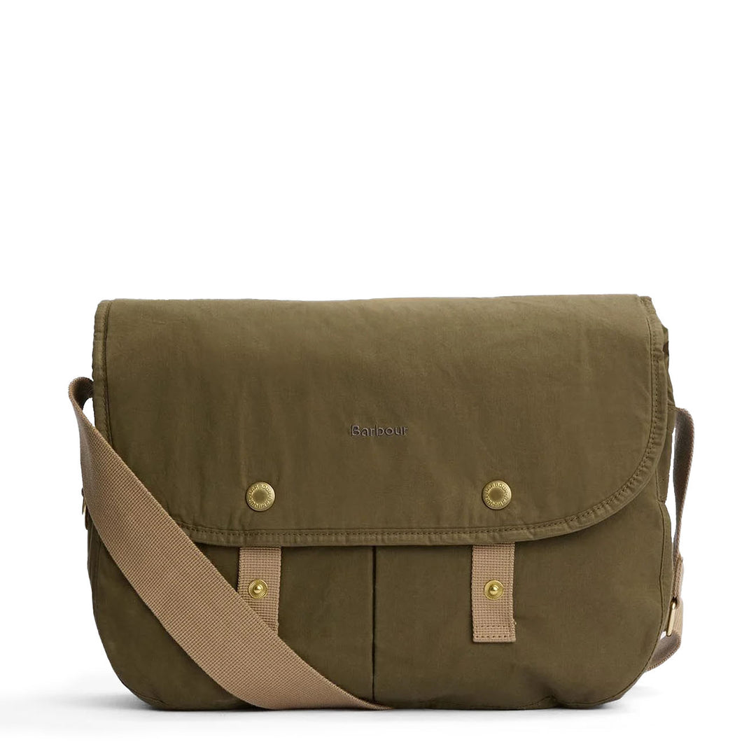 Barbour Transport Transport Riever Crossbody Bag Dusky Green - Parasol Store
