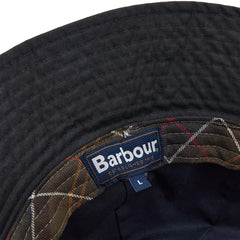 Barbour Transport Waxed Hat Navy - Parasol Store