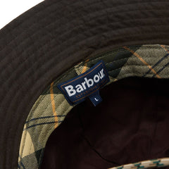 Barbour Transport Waxed Hat Olive - Parasol Store