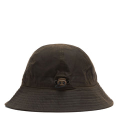 Barbour Transport Waxed Hat Olive - Parasol Store