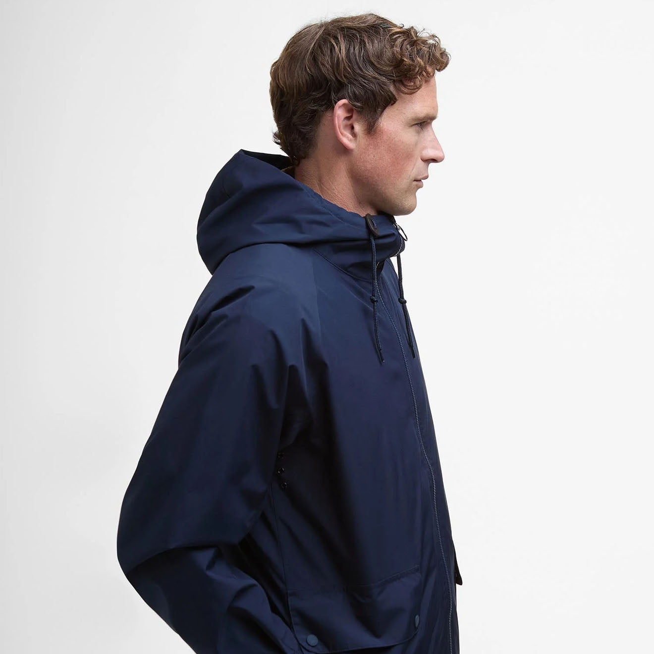 Barbour Trover Waterproof Jacket Navy - Parasol Store