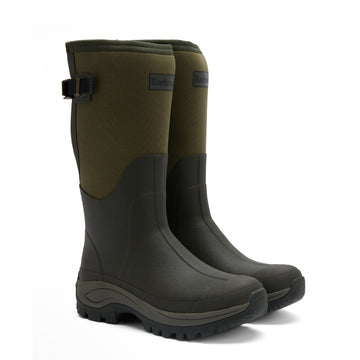 Barbour Tynedale Tall Wellingtons Olive - Parasol Store