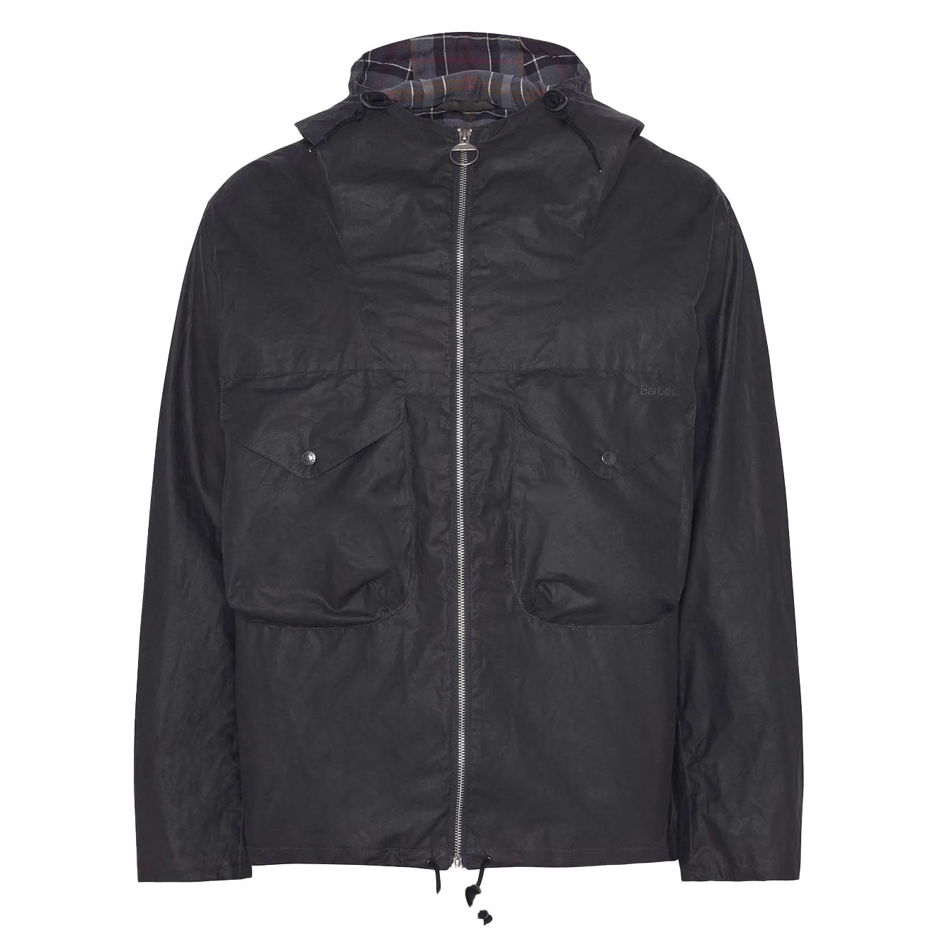 Barbour Utility Sapper Wax Jacket Charcoal - Parasol Store