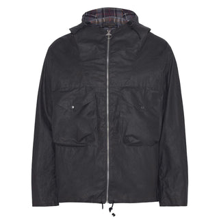 Barbour Utility Sapper Wax Jacket Charcoal - Parasol Store