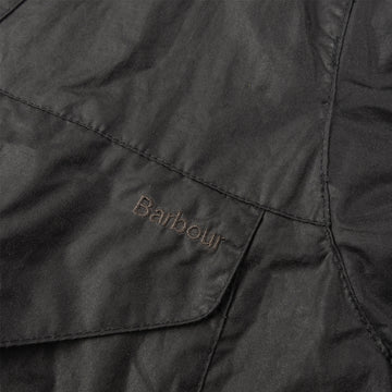 Barbour Utility Sapper Wax Jacket Charcoal - Parasol Store