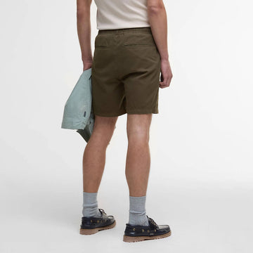 Barbour Washed Oxford Relaxed Short Uniform Green