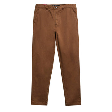Barbour Washed Stretch Twill Tailored Trouser Dark Sand