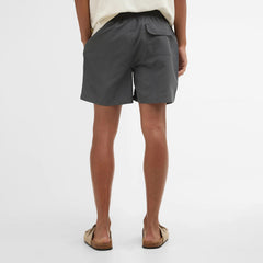 Barbour Water Reactive Leaf Print Swim Short Asphalt