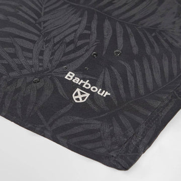 Barbour Water Reactive Leaf Print Swim Short Asphalt