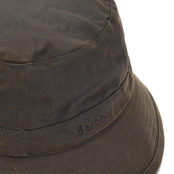 Barbour Wax Bucket Hat Olive - Parasol Store