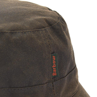 Barbour Wax Bucket Hat Olive - Parasol Store