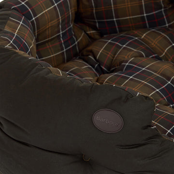 Barbour Wax Cotton Dog Bed 35 Inches - Parasol Store