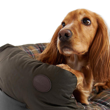 Barbour Wax Cotton Dog Bed 35 Inches - Parasol Store