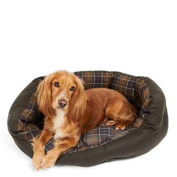 Barbour Wax Cotton Dog Bed 35 Inches - Parasol Store