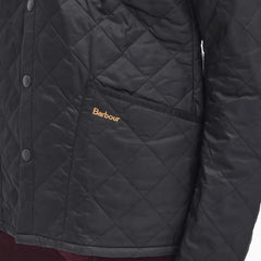 Barbour Heritage Liddesdale Quilt Jacket Black - Parasol Store