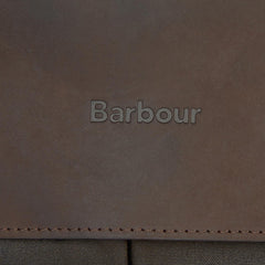 Barbour Wax Leather Briefcase Olive