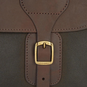 Barbour Wax Leather Briefcase Olive