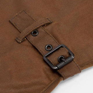 Barbour Waxed Dog Coat Tan