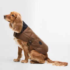 Barbour Waxed Dog Coat Tan - Parasol Store
